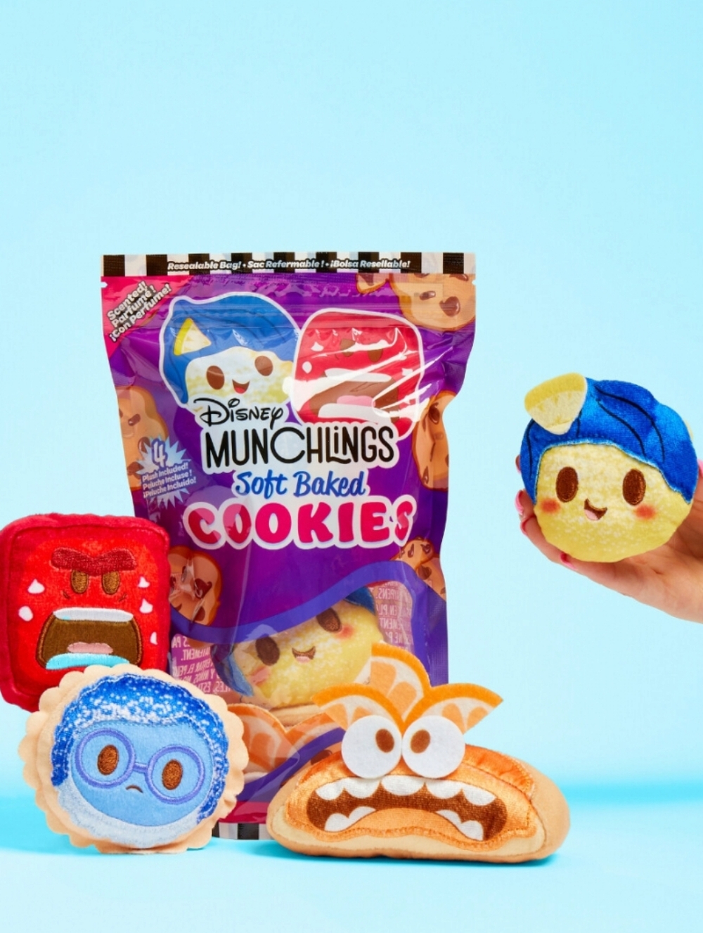 Disney inside out Muchlings stuffed cookies Plush toys